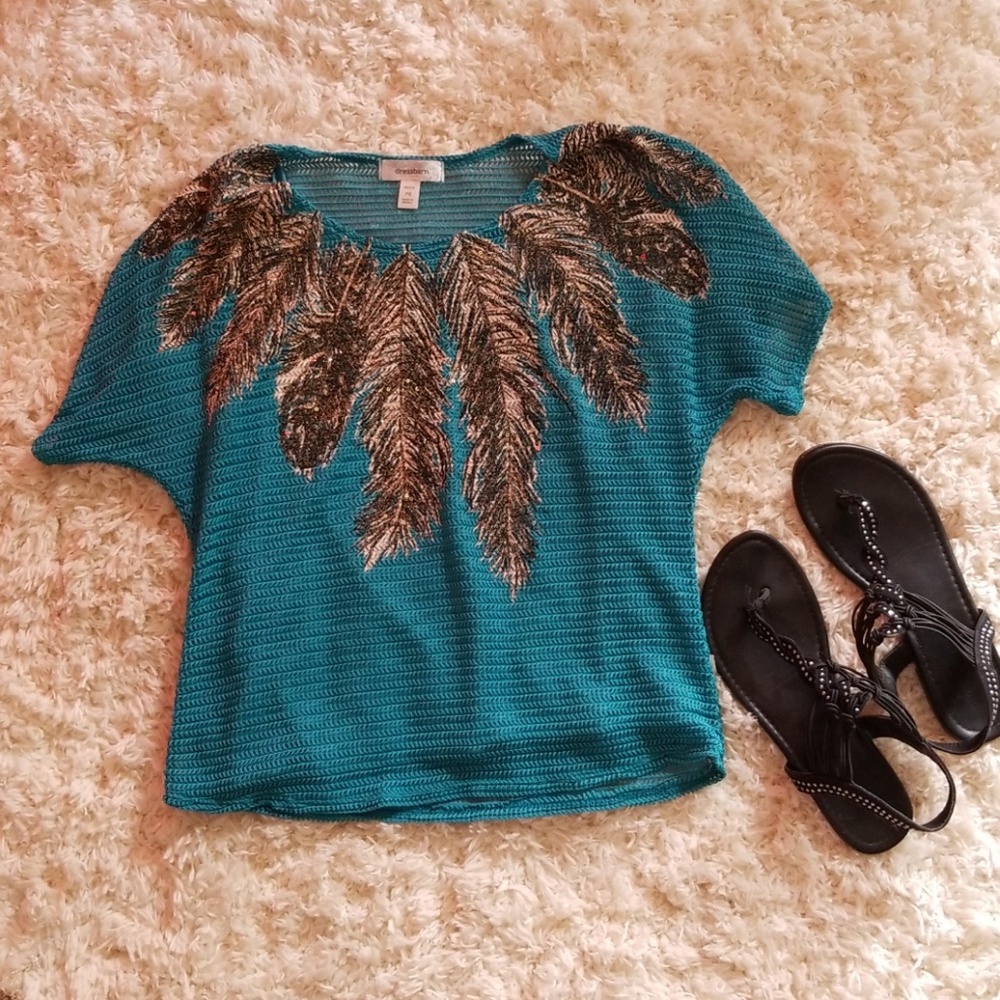 Petite size small boho blouse